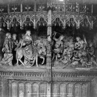 Cathédrale Notre-Dame de Chartres - Interior: Detail of Choir, Jesus Enters Jerusalem