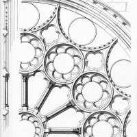 Cathédrale Notre-Dame de Chartres - South transept rose window detail