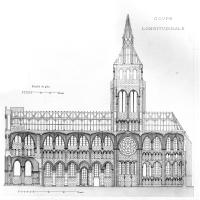 Église Notre-Dame de Dijon - Longitudinal section