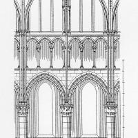 Église Notre-Dame de Dijon - Longitudinal section