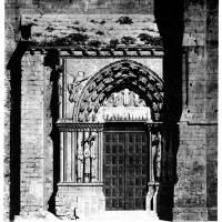 Collégiale Notre-Dame-du-Fort d'Étampes - South transept portal by Ch.J. Laisné (1851)