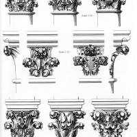 Cathédrale Saint-Julien du Mans - Details of column capitals