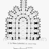 Cathédrale Saint-Julien du Mans - Floorplan of chevet