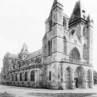 Collégiale Notre-Dame des Andelys - Exterior, western frontispiece and north nave elevation