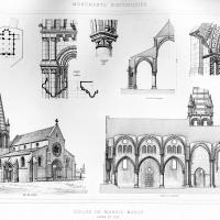 Église Saint-Étienne de Mareil-Marly - Drawings of church