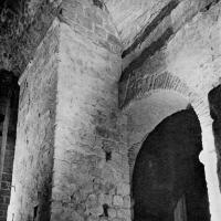 Abbaye du Mont-Saint-Michel - Interior, Notre-Dame-Sous-Terre, northern nave, foundation unit of the second northern pier of the Roman nave before its demounting