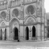 Cathédrale Sainte-Croix d'Orléans - Exterior, western frontispiece, portals