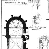 Église Saint-Samson de Ouistreham - Floorplan, column details