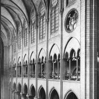 Cathédrale Notre-Dame de Paris - Interior, nave elevation from gallery level