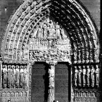 Cathédrale Notre-Dame de Paris - Exterior, western frontispiece, center portal