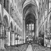 Cathédrale Notre-Dame de Paris - Interior, nave looking east