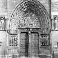 Cathédrale Notre-Dame de Paris - Exterior, western frontispiece, south portal, Portal of Saint Anne