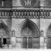Cathédrale Notre-Dame de Paris - Exterior, western frontispiece, portals