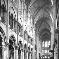 Cathédrale Notre-Dame de Paris - Interior, north nave elevation looking east