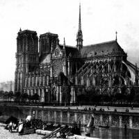 Cathédrale Notre-Dame de Paris - Drawing, southeast elevation