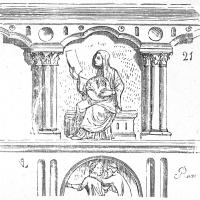 Cathédrale Notre-Dame de Paris - Drawing, sculptural detail