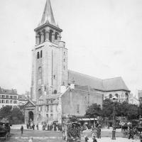 Église Saint-Germain-des-Prés - Exterior, south side and western frontispiece