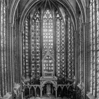 Sainte-Chapelle - Interior, upper chapel, looking east