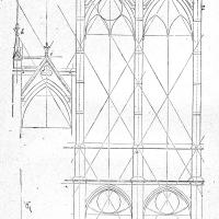 Sainte-Chapelle - Diagram of windows