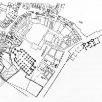 Église Saint-Louis de Poissy - Plan of the city of Poissy in the 18th century by Bories