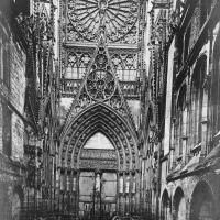 Cathédrale Notre-Dame de Rouen - Exterior: North Transept Elevation, Portal to the Libraries