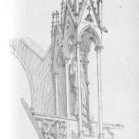 Cathédrale Notre-Dame de Rouen - Detail of buttress sculpture