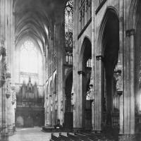 Église Saint-Ouen de Rouen - Interior: View towards Organ