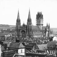 Église Saint-Ouen de Rouen - Exterior: View from the Southwest