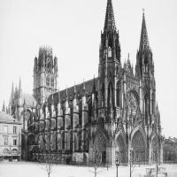 Église Saint-Ouen de Rouen - Exterior, west frontispiece, north elevation