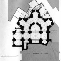 Collégiale Saint-Aignan de Saint-Aignan - Floorplan of crypt
