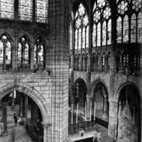 Basilique de Saint-Denis - Interior, choir from north transept gallery level