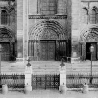 Basilique de Saint-Denis - Exterior, western frontispiece, central portals
