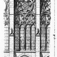 Chapelle de Saint-Germain-en-Laye - Drawing, longitudinal elevation