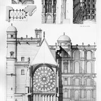Chapelle de Saint-Germain-en-Laye - Drawings, section, floorplan, elevation