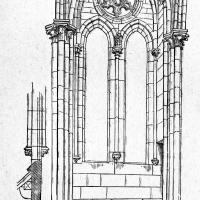 Église Notre-Dame de Semur-en-Auxois - Interior, choir clerestory window