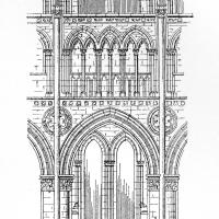 Cathédrale Notre-Dame de Sées - Interior, nave elevation