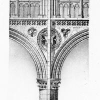 Cathédrale Notre-Dame de Sées - Detail of nave arches