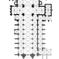 Église de la Trinité de Vendôme - Floorplan
