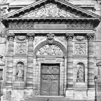 Église Saint-Etienne du Mont - Exterior, western frontispiece, portal