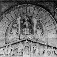 Église Notre-Dame-du-Port - Exterior, south nave, portal, tympanum