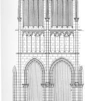 Église Saint-Sauveur de Dinan - Longitudinal elevation