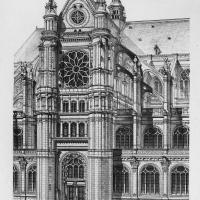 Église Saint-Eustache de Paris - Perspective View of Transept