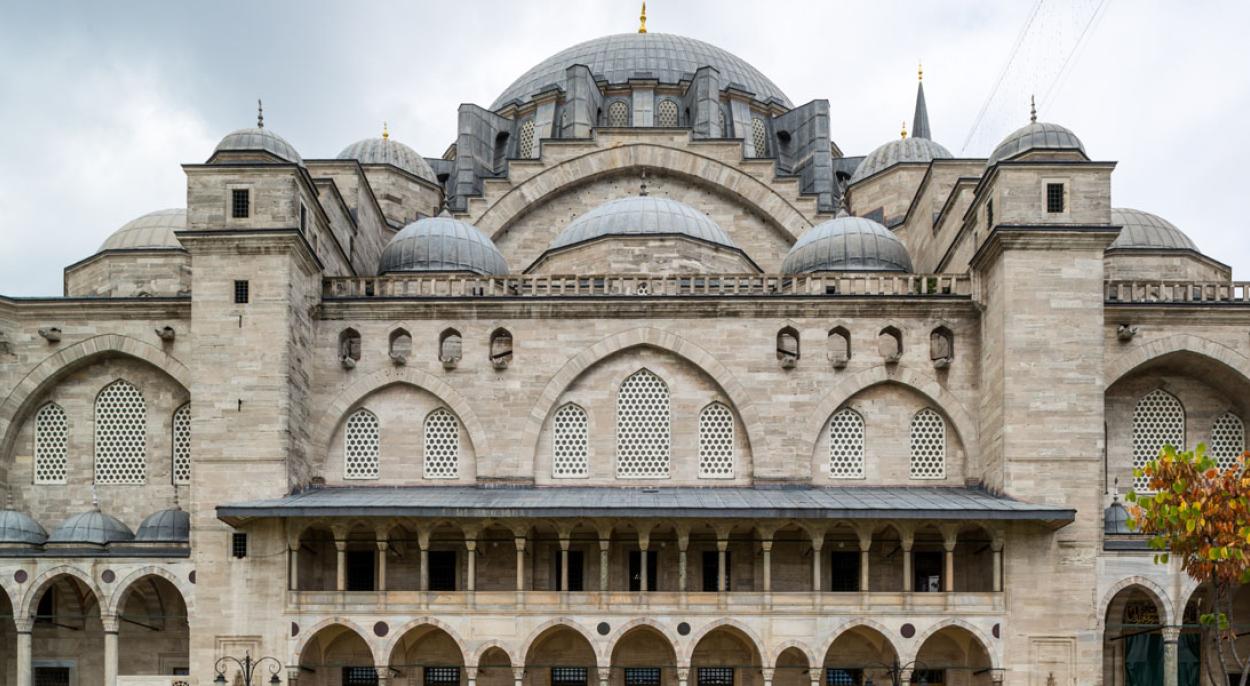 Suleymaniye Camii - Exterior: Mosque Northeast Elevation