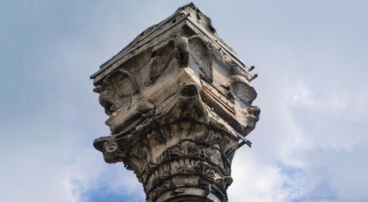 Column of Marcian - Exterior: Corinthian Column Capital