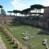 Palace of Domitian - View of column shafts in the so-called Stadium on the Palatine Hill