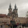 Old Town Square - Old Town Square looking east towards the Church of Our Lady before Týn