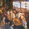 Palazzo Ducale - Arriving in Venice, Emperor Frederick pays public homage to Pope Alexander III by Federico Zuccari