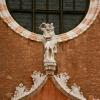 Madonna dell’Orto - main facade, central portal with sculpture of St. Christopher